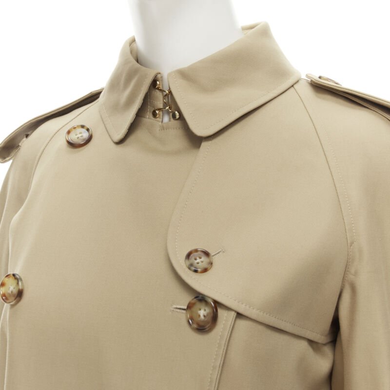 Burberry Beige Logo Trench Coat - Detail 1