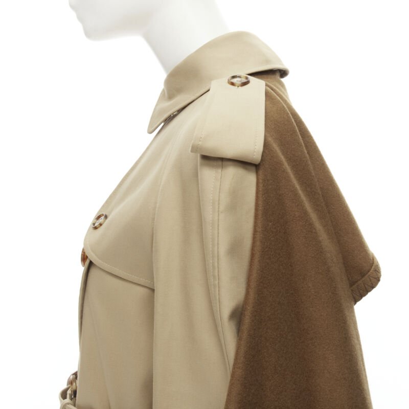 Burberry Beige Logo Trench Coat - Image 11