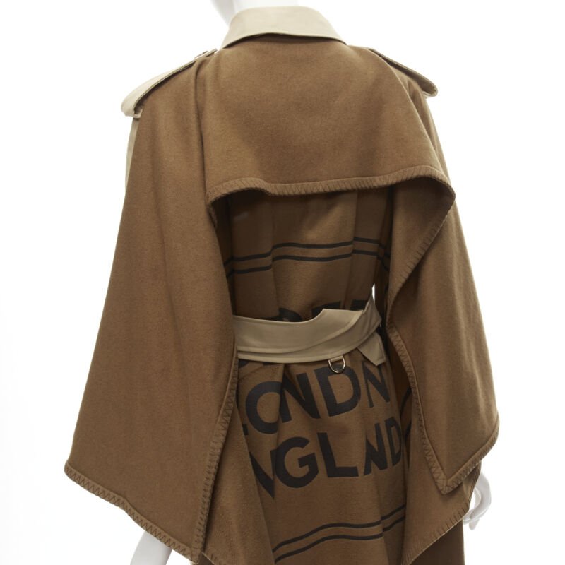 Burberry Beige Logo Trench Coat - Image 12