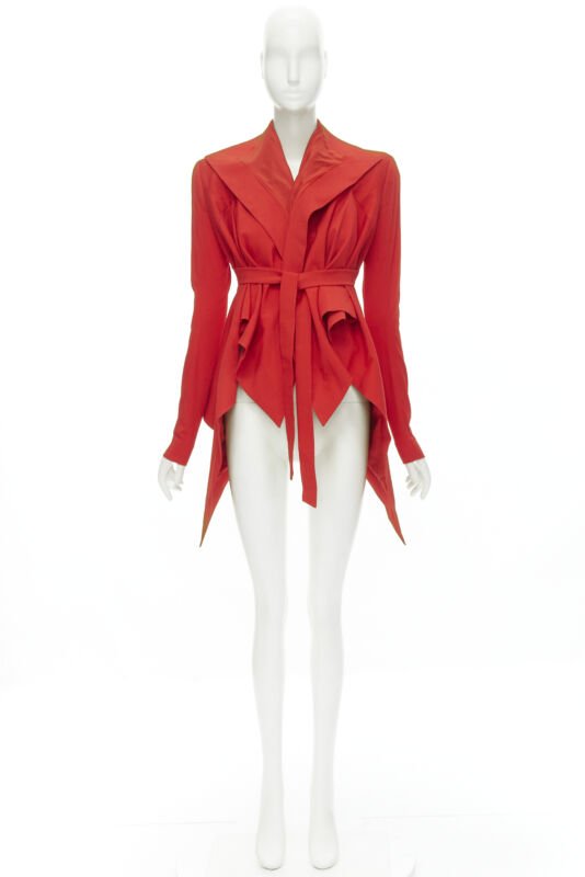 Gareth Pugh Shoulder Belted Jacket - Image 13