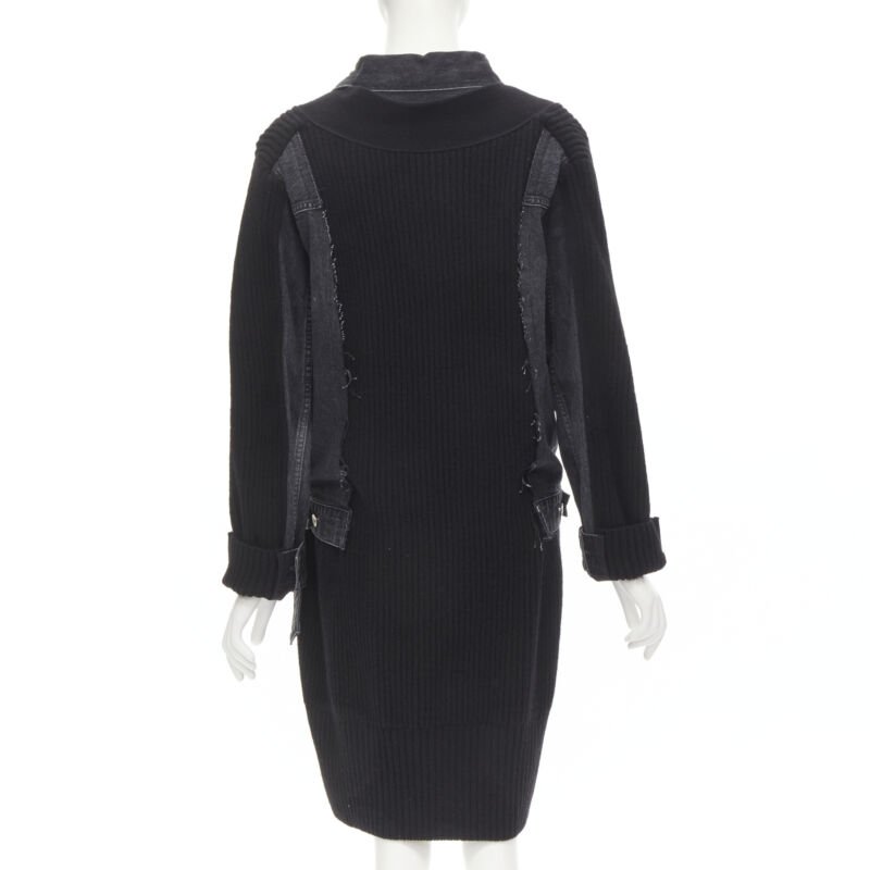 Sacai Reconstructed Denim Coat - Side view