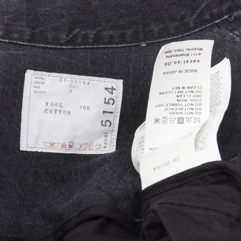 Sacai Reconstructed Denim Coat - Image 11