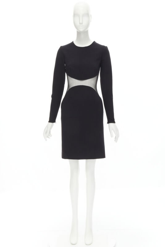 Stella Mccartney Illusion Bodycon Dress - Image 11