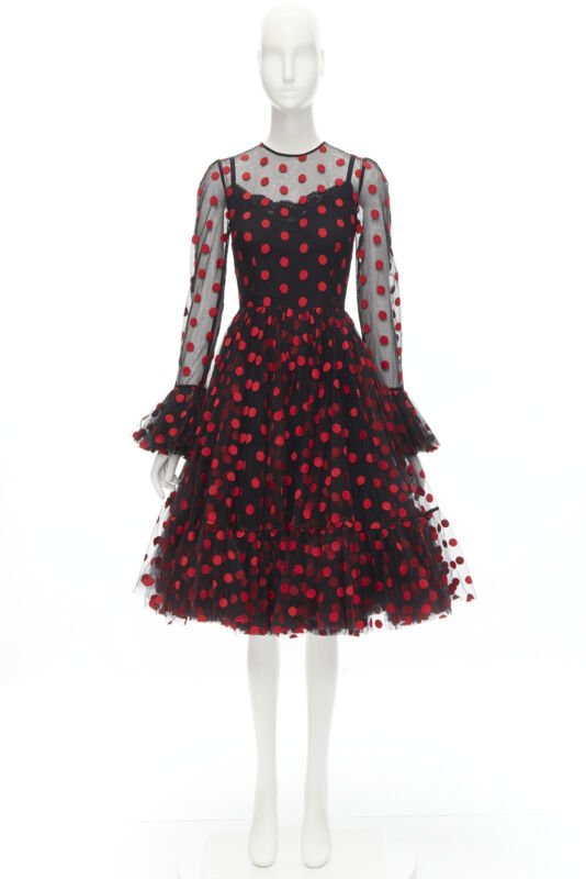 Dolce & Gabbana Polka Dot Dress - Image 12
