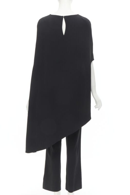 Esteban Cortazar Open Back Cape Jumpsuit - Side view