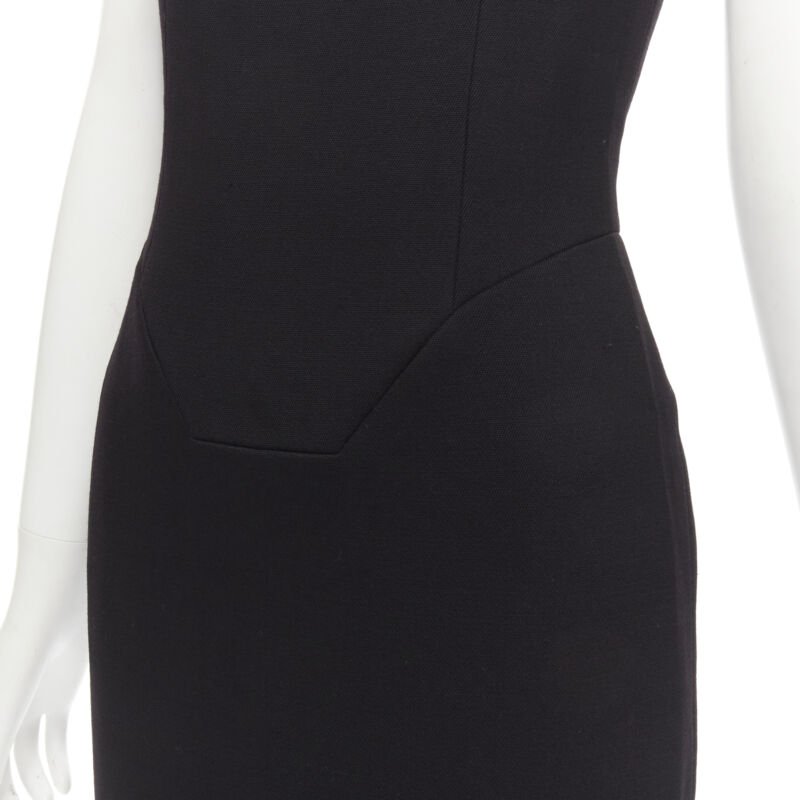 Versace Leather Seam Dress - Image 10