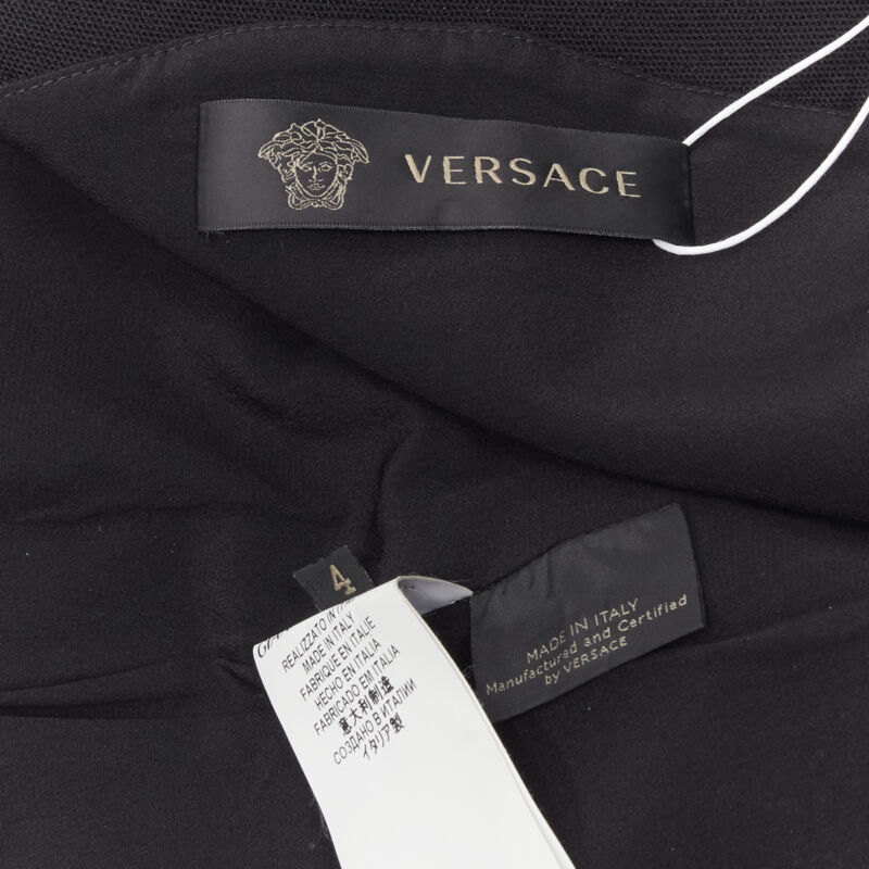Versace Leather Seam Dress - Image 11