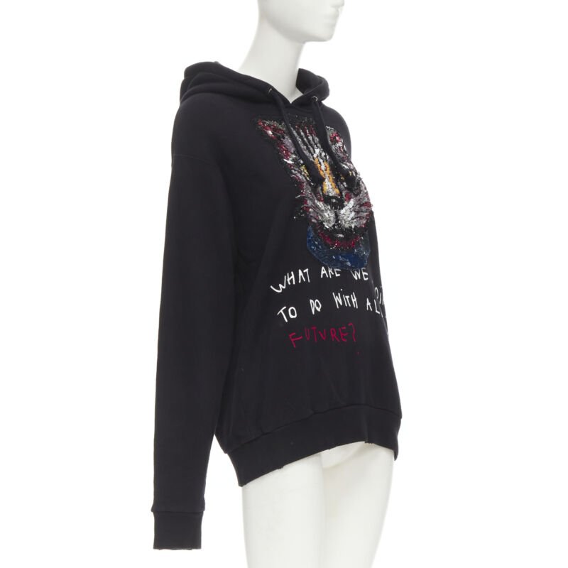 Gucci Cat Print Hoodie - Image 6
