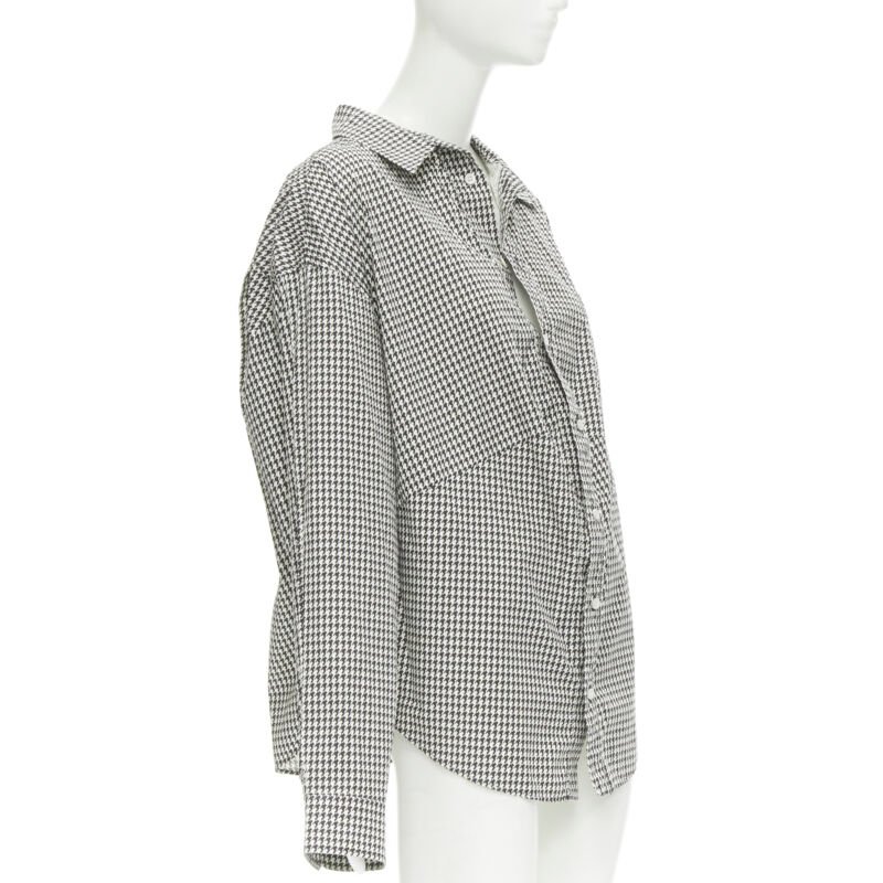 Balenciaga Houndstooth Swing Shirt - Image 6