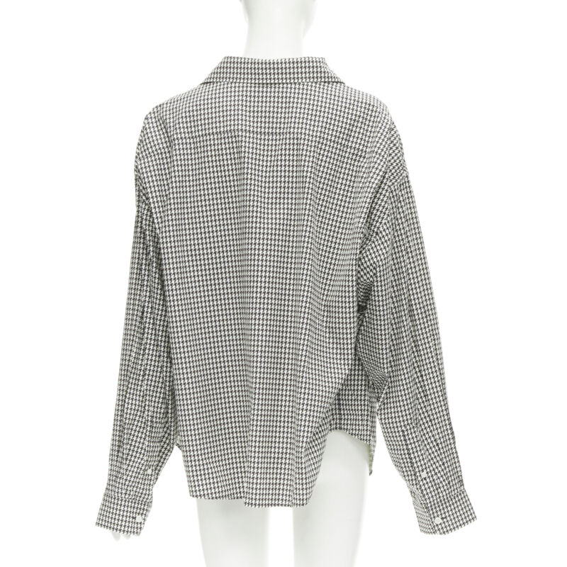 Balenciaga Houndstooth Swing Shirt - Side view