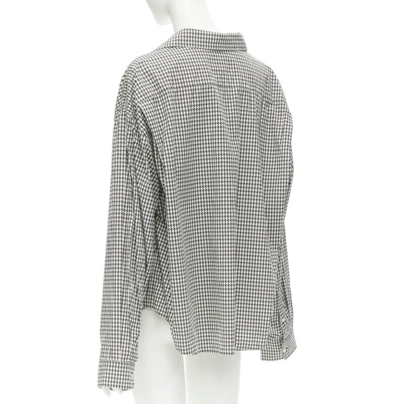 Balenciaga Houndstooth Swing Shirt - Detail 1