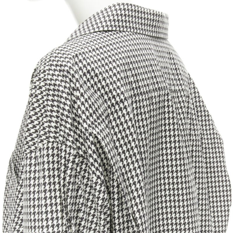 Balenciaga Houndstooth Swing Shirt - Detail 2