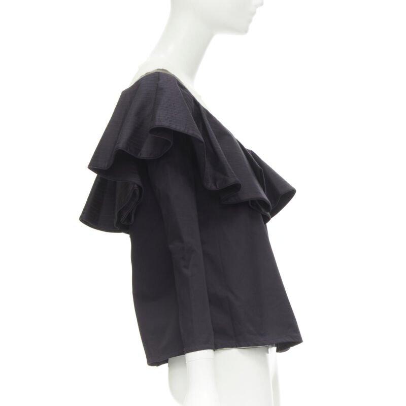 Johanna Ortiz Ruffle Mesh Top - 4