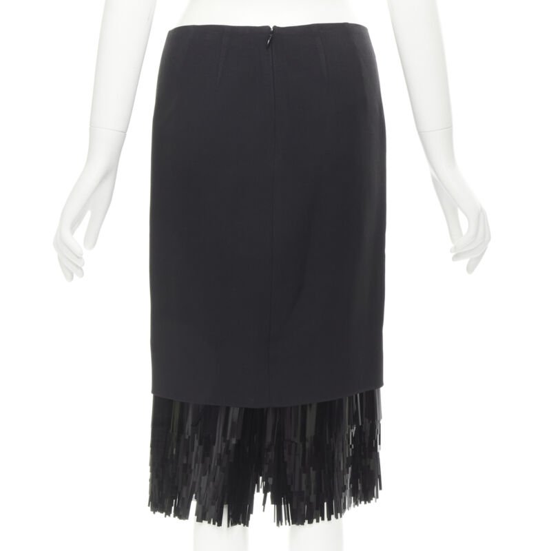 Jason Wu Fringe Cocktail Skirt - Side view