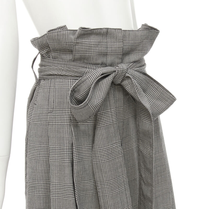Alexander Mcqueen Paperbag Checked Pants - Detail 2