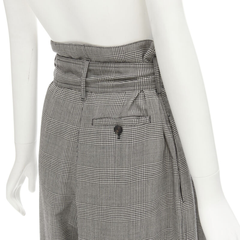 Alexander Mcqueen Paperbag Checked Pants - Image 10