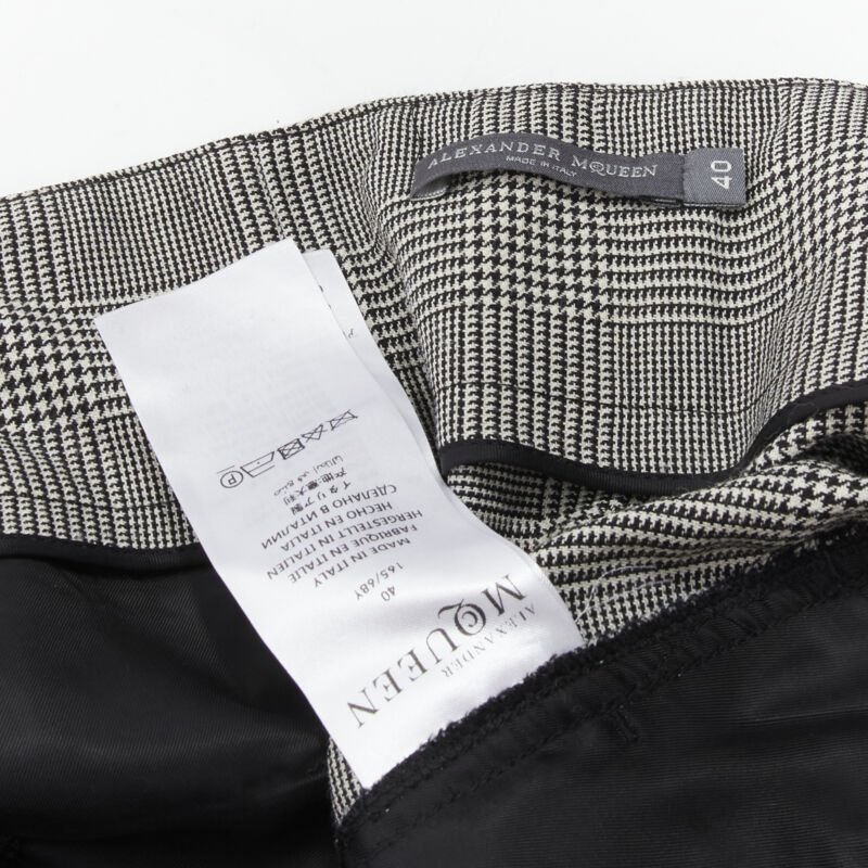 Alexander Mcqueen Paperbag Checked Pants - Image 11