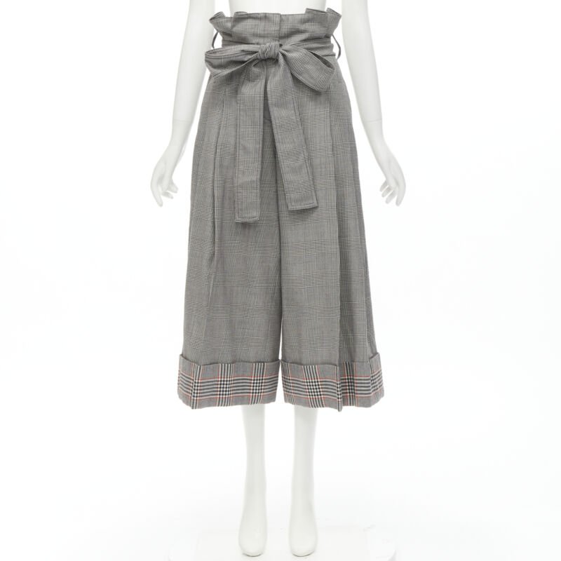 Alexander Mcqueen Paperbag Checked Pants - Image 12