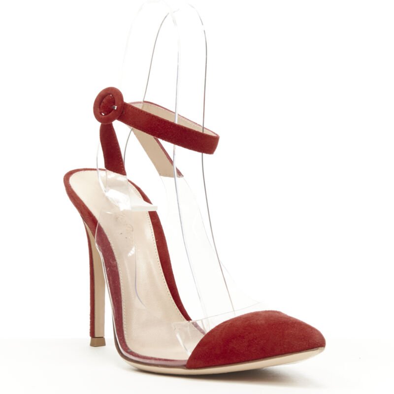 Gianvito Rossi PVC Ankle Pumps - Back view