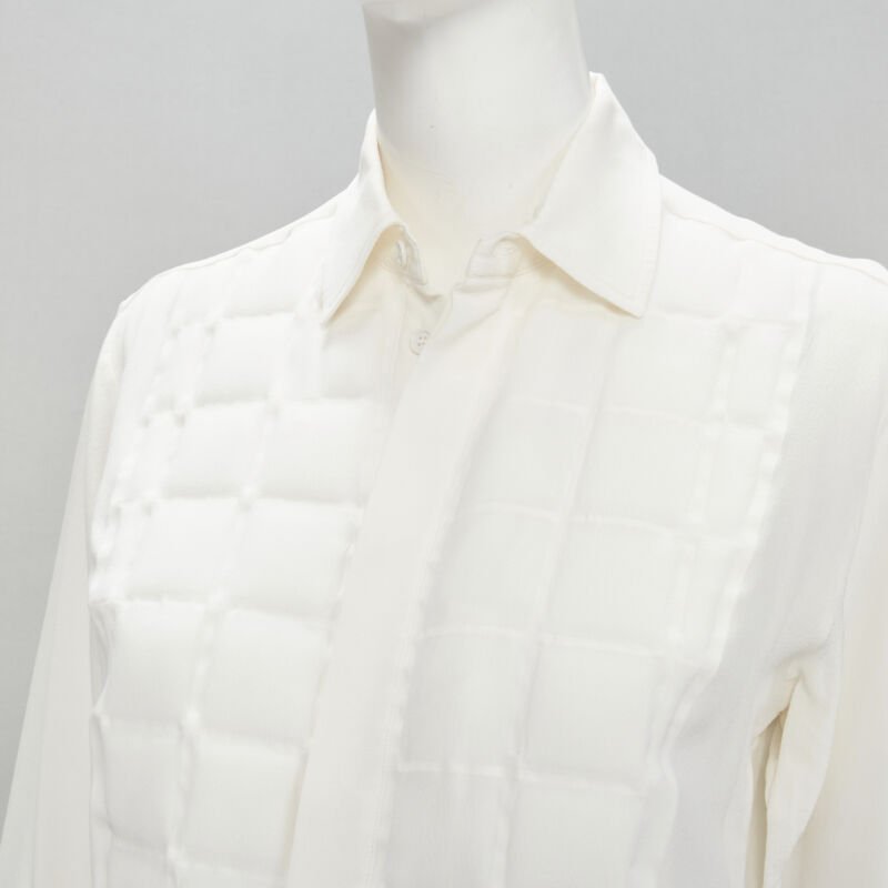 Bottega Veneta Quilted Bib Shirt - Back view