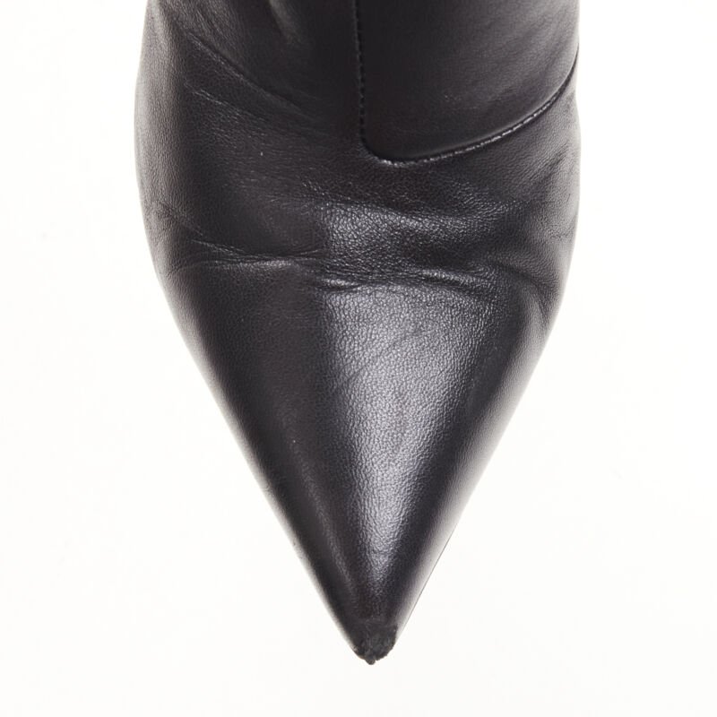 Sergio Rossi Monogram Kitten Heel Boots - Detail 1