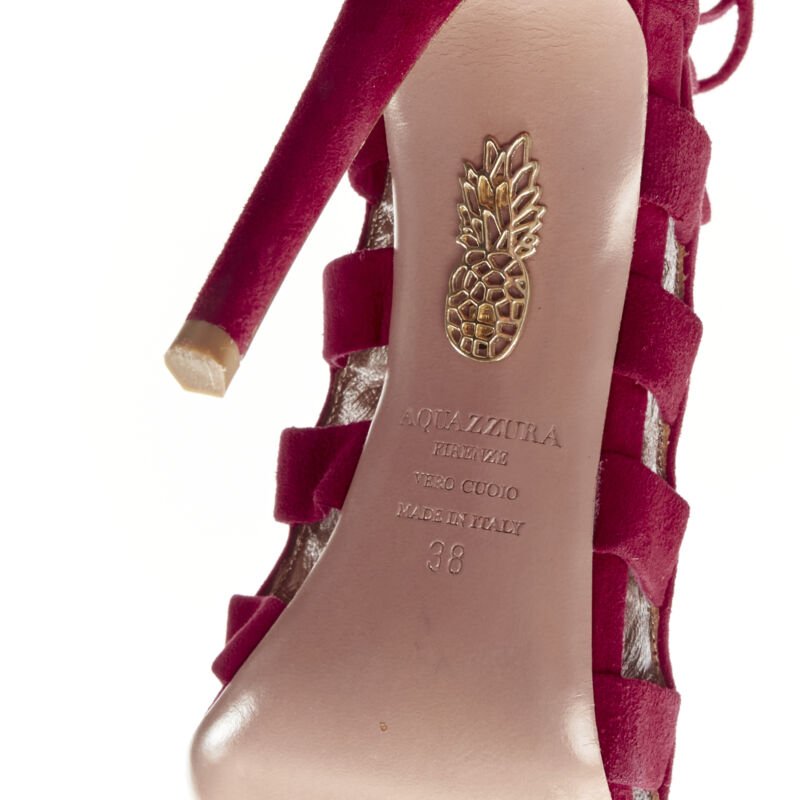Aquazzura Lace Up Sandals - Image 12