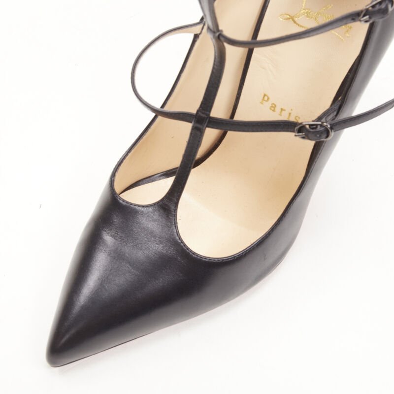 Christian Louboutin Caged Leather Pumps - Detail 2