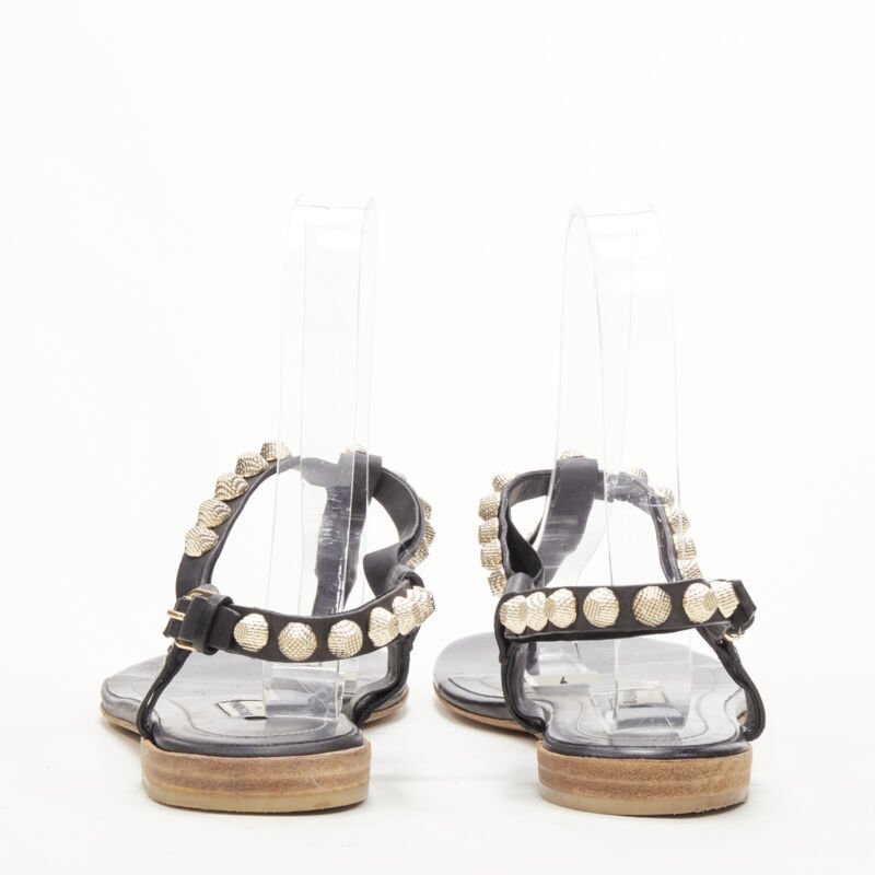 Balenciaga Cagole T-Strap Sandals - Side view