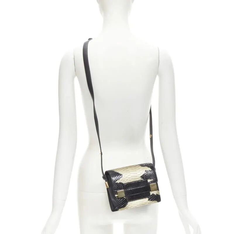 Delvaux Cagole XS Bag Black Leather Very good - Back View