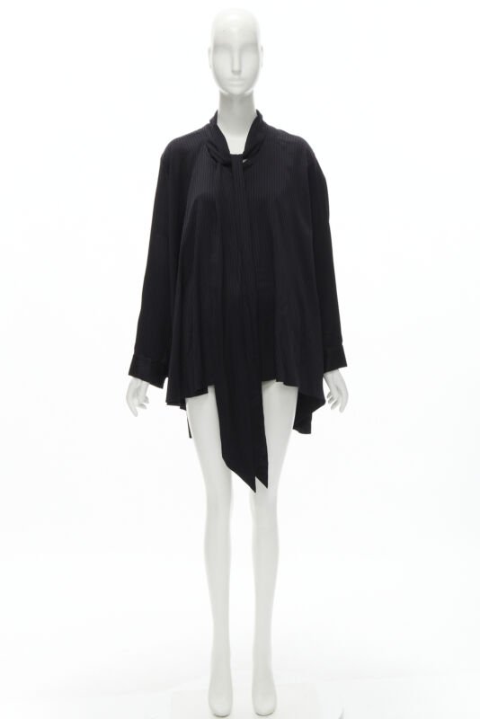 Balenciaga Pussy Bow Shirt - Image 12