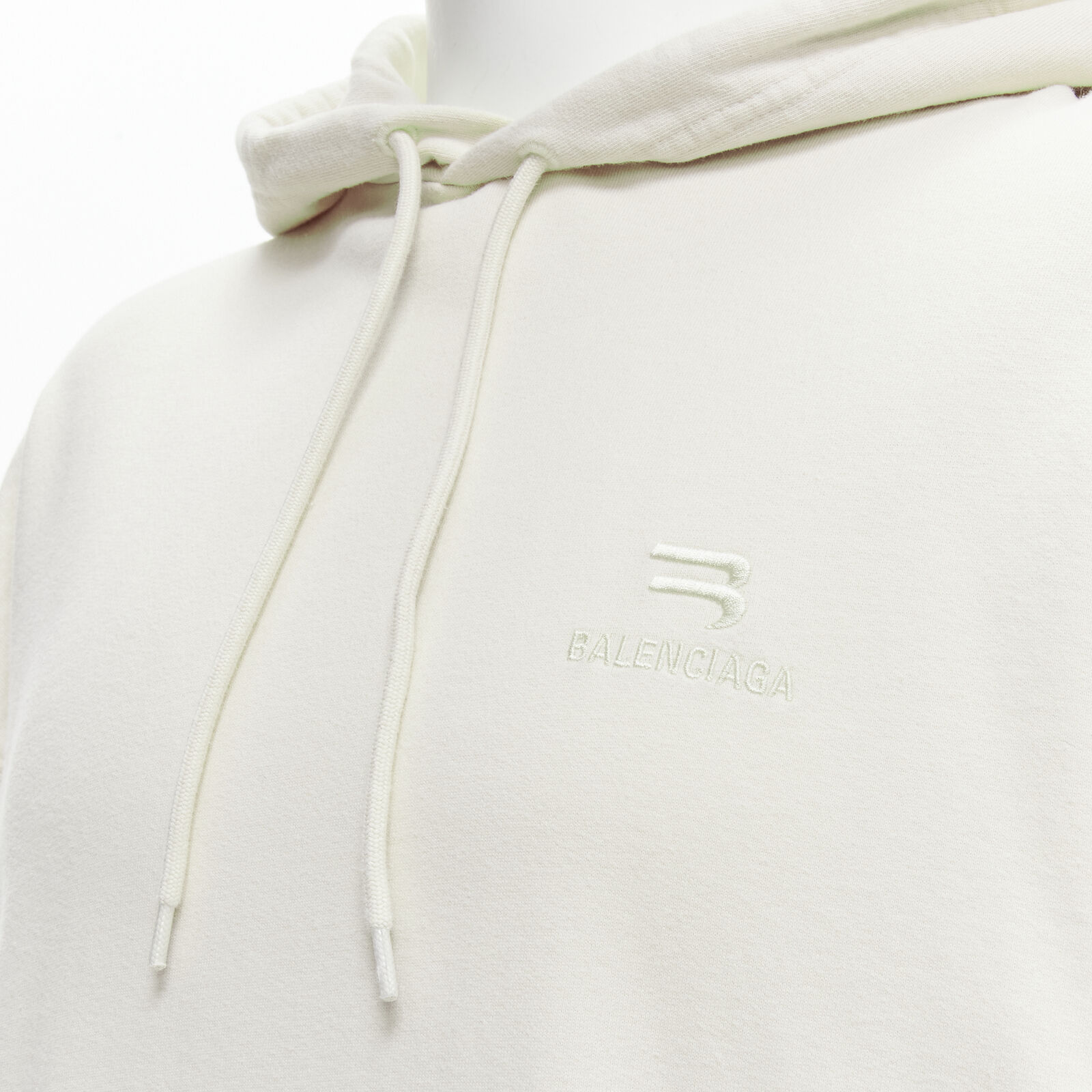 Balenciaga Logo Oversized Hoodie - Back view