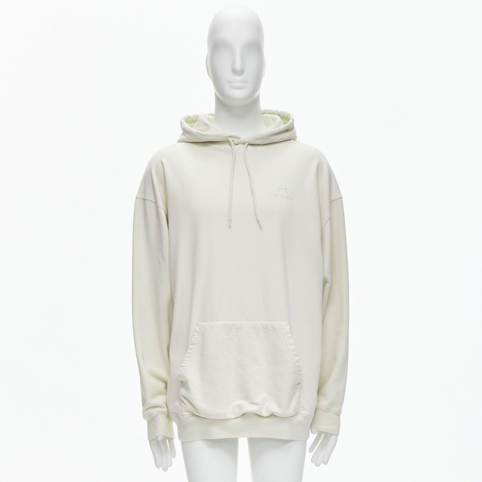 Balenciaga Logo Oversized Hoodie - Image 12