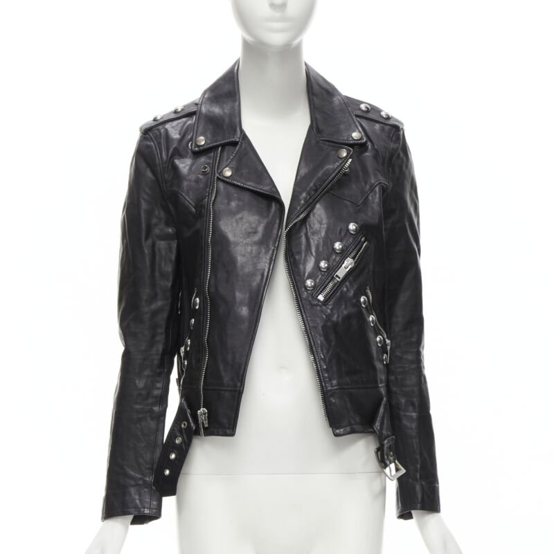 Saint Laurent Studded Vintage Biker