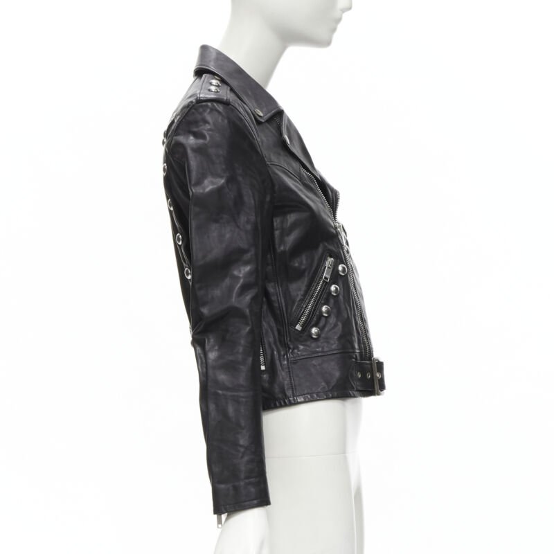 Saint Laurent Studded Vintage Biker - Side view