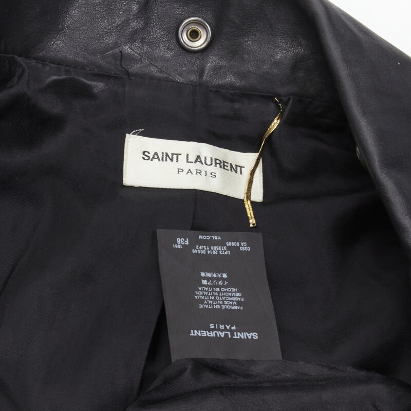 Saint Laurent Studded Vintage Biker - Image 12