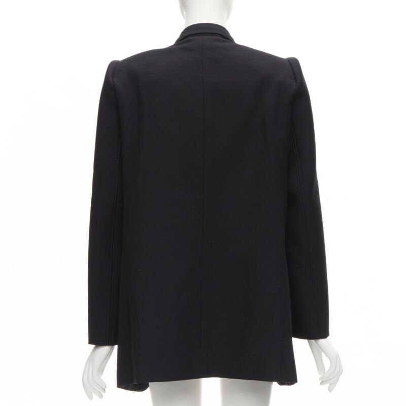 Balenciaga Black Oversized Blazer - Side view