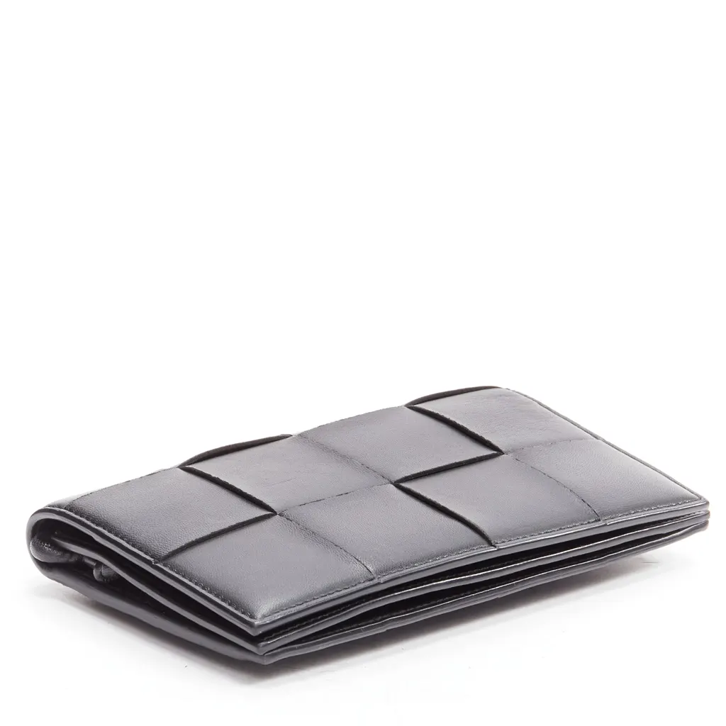 Bottega Veneta Cassette Black Leather Good - Model View