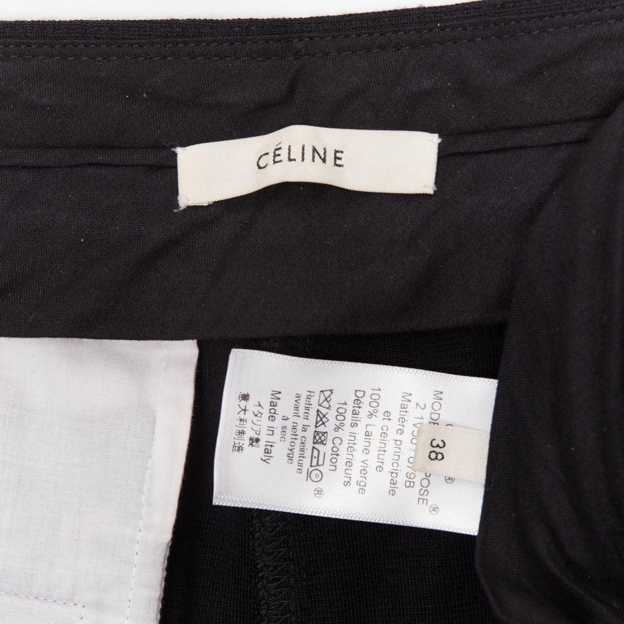 Celine Belted Wide Pants - Image 10