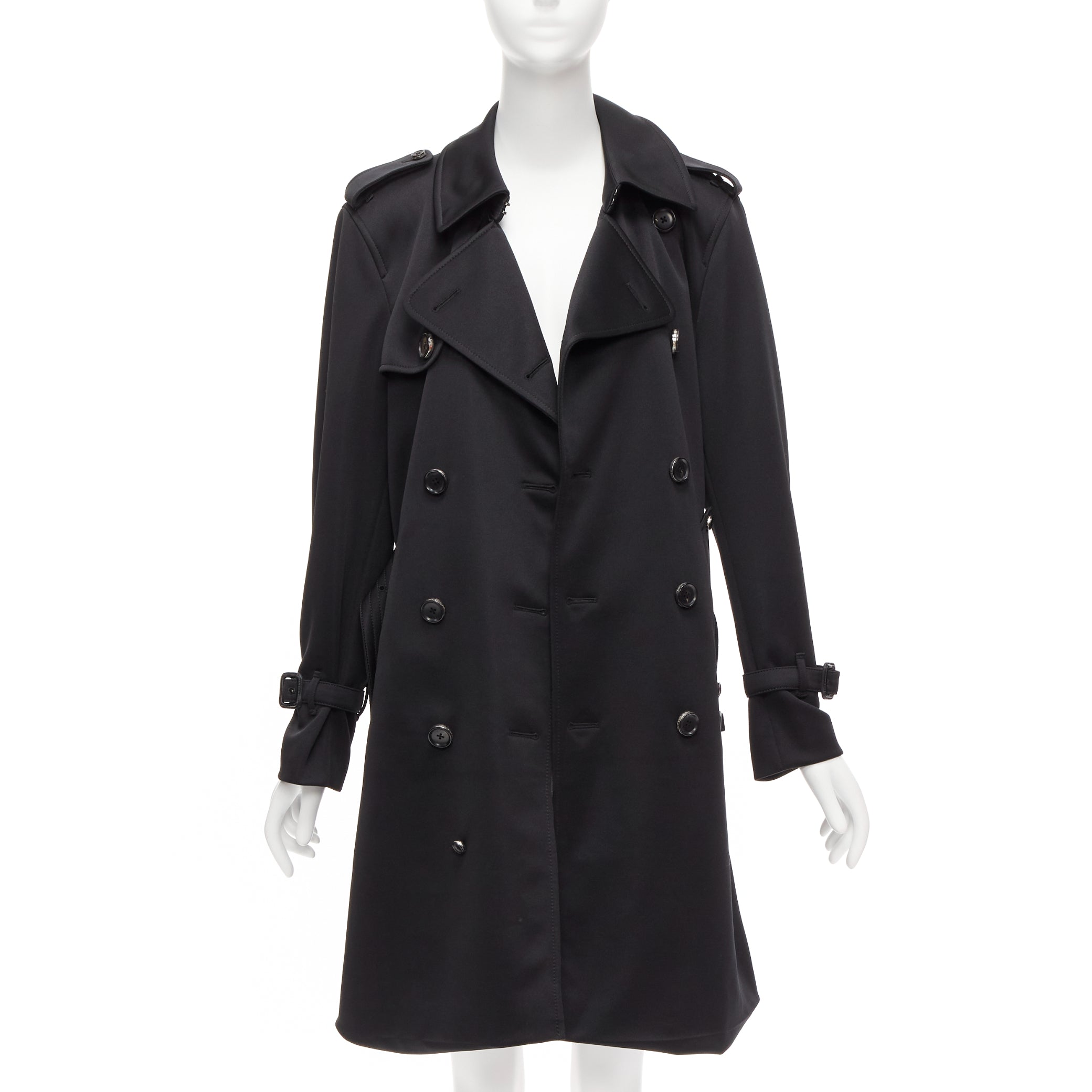 Mastermind Japan Black Crystal Skull Trench - Back view