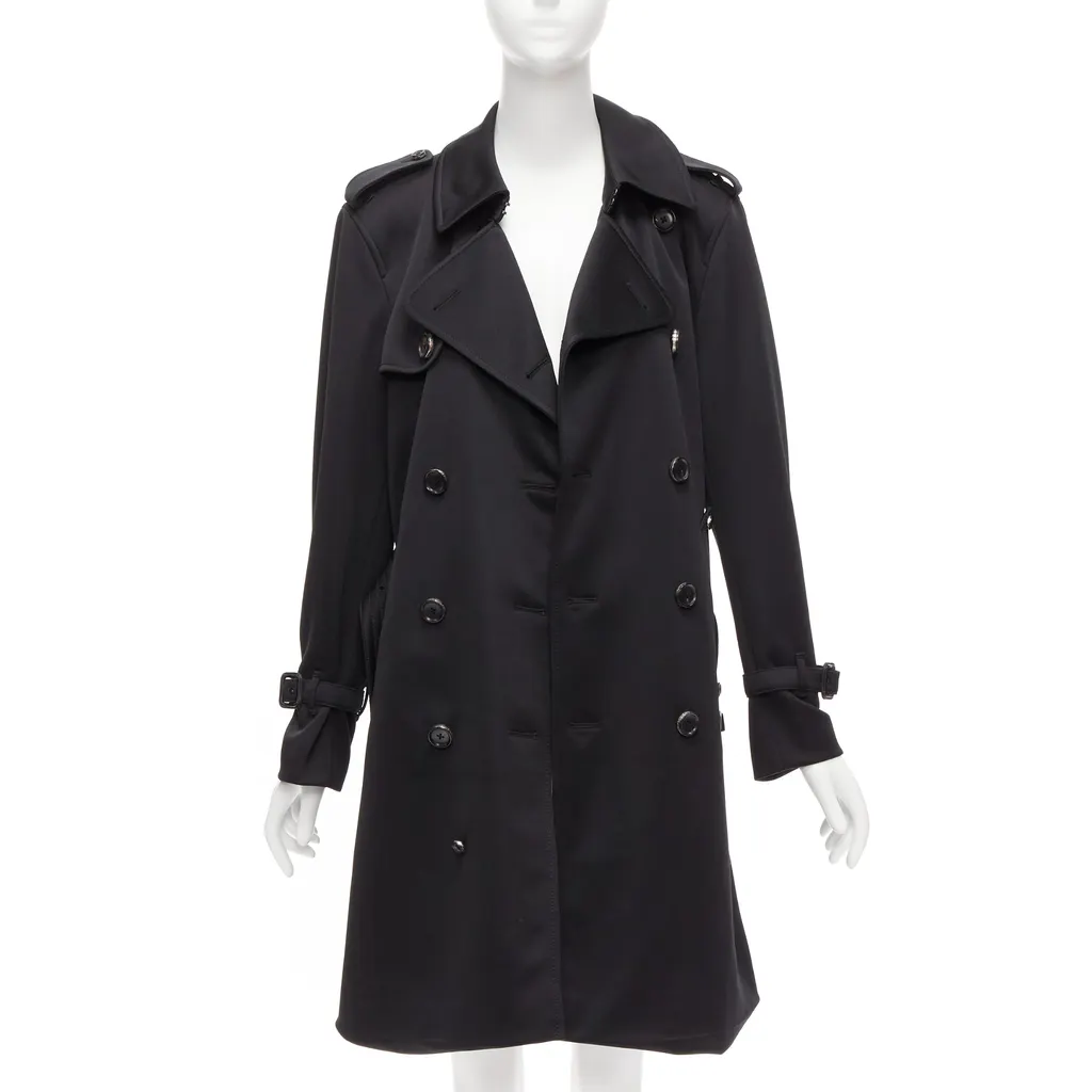 Mastermind Japan Black Crystal Skull Trench Black Polyester Very good - Back View