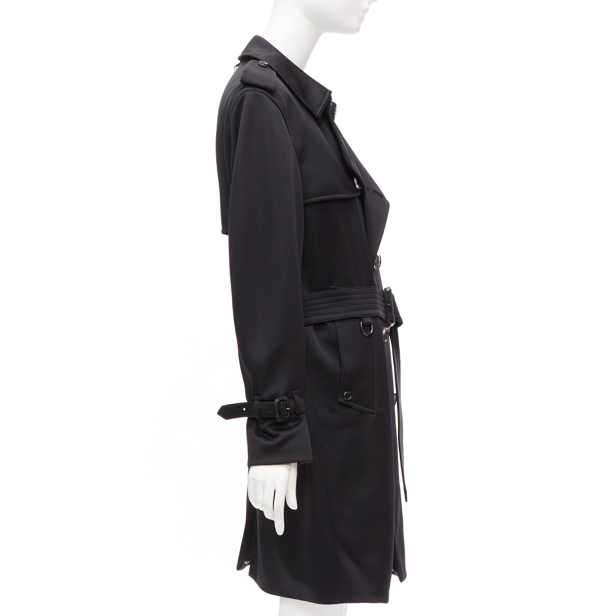 Mastermind Japan Black Crystal Skull Trench - Side view