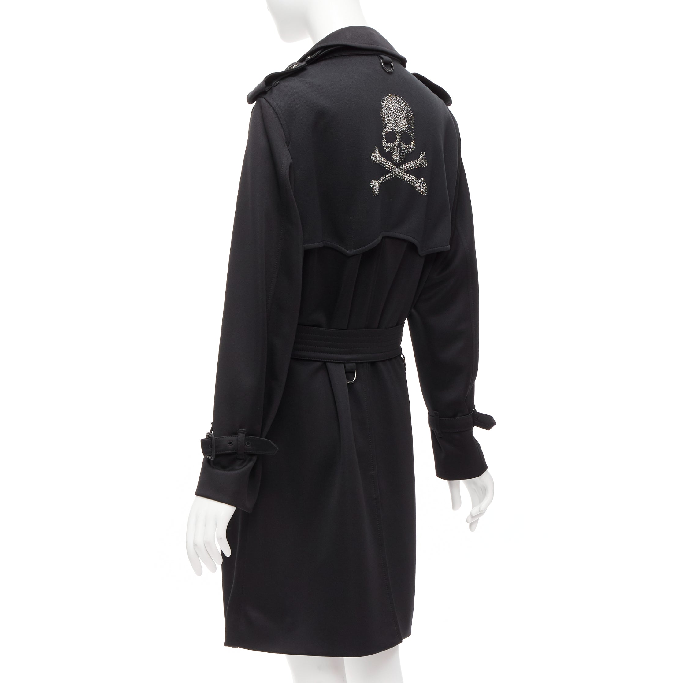 Mastermind Japan Black Crystal Skull Trench - Detail 1
