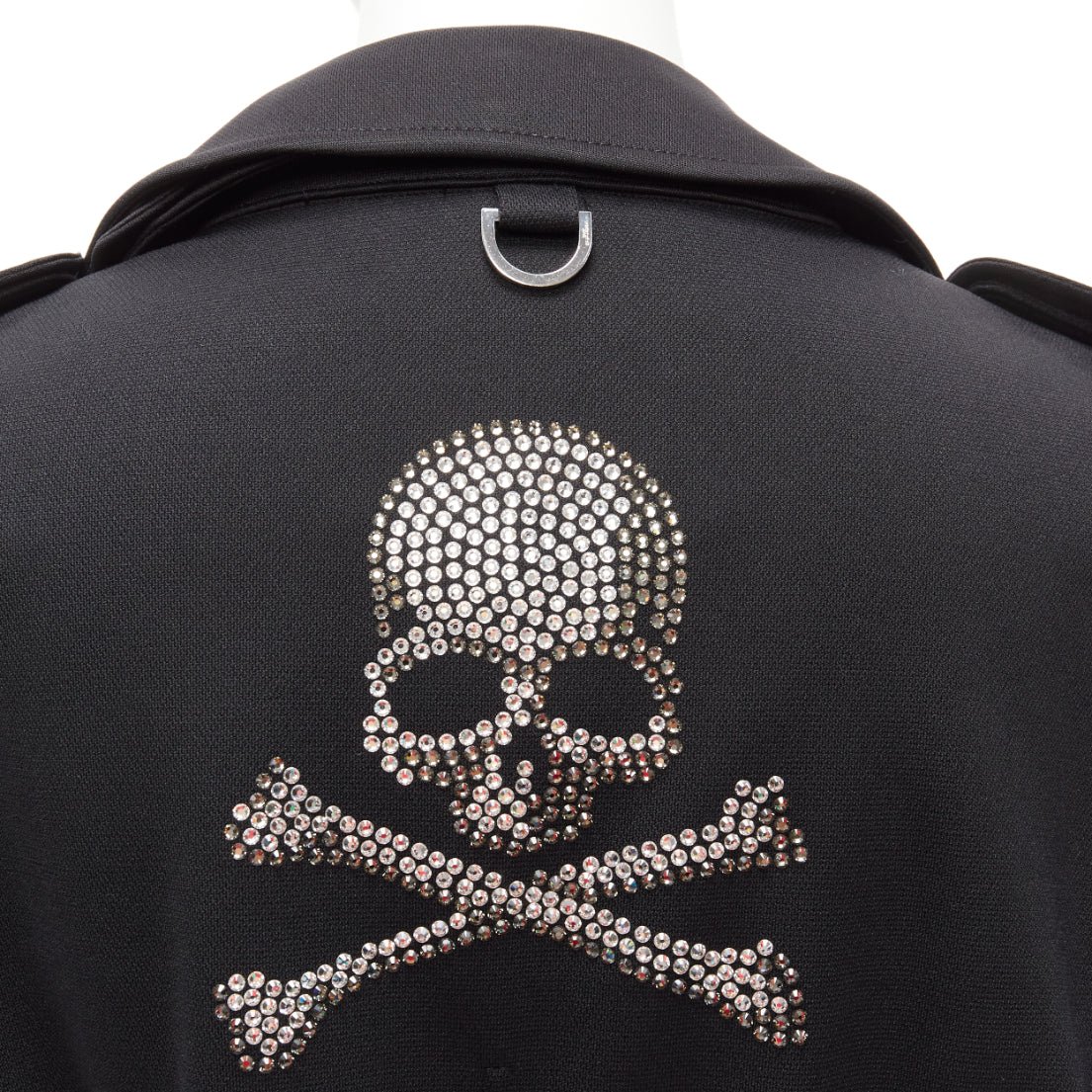 Mastermind Japan Black Crystal Skull Trench - Detail 2