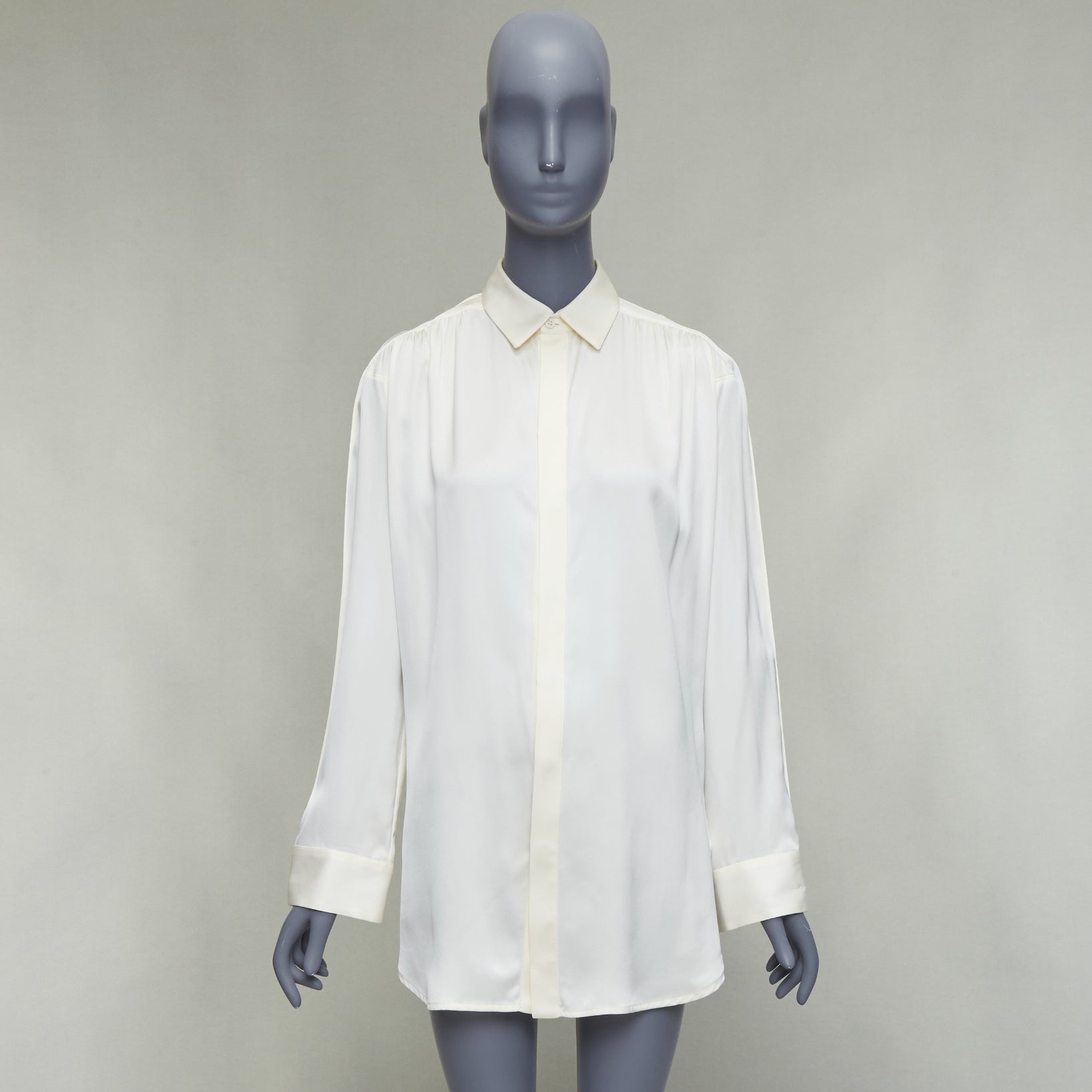 Bottega Veneta Ruched Raglan Shirt - Image 11