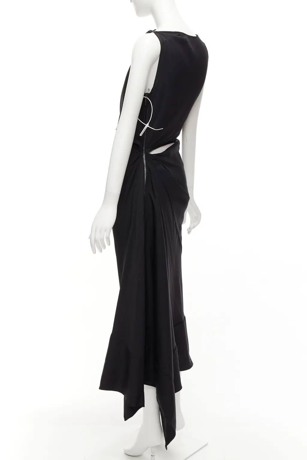 Maticevski Energy Slash Black Viscose Never worn - Back View
