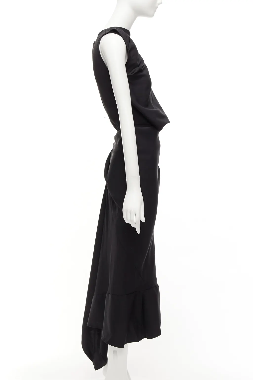 Maticevski Energy Slash Black Viscose Never worn - Model View