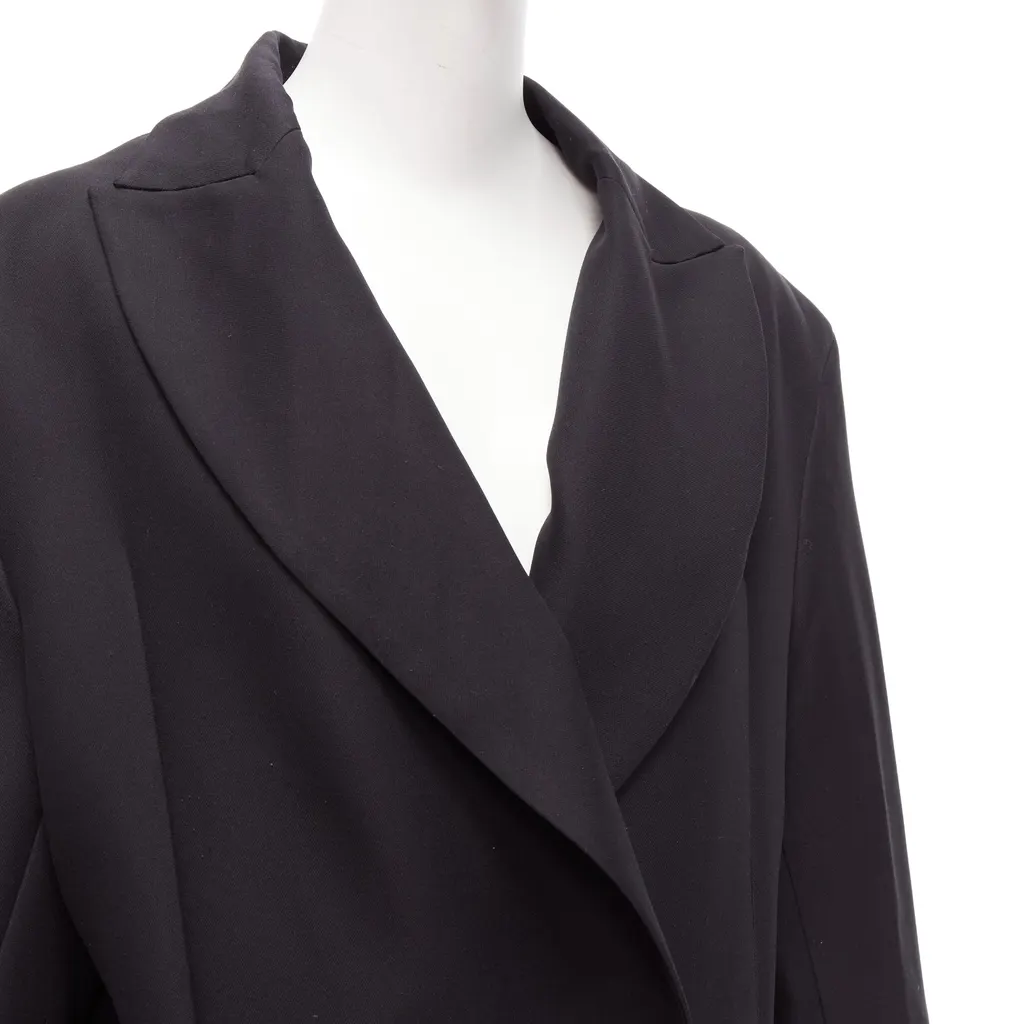 Maticevski Territories Black Polyester Fair - Back View