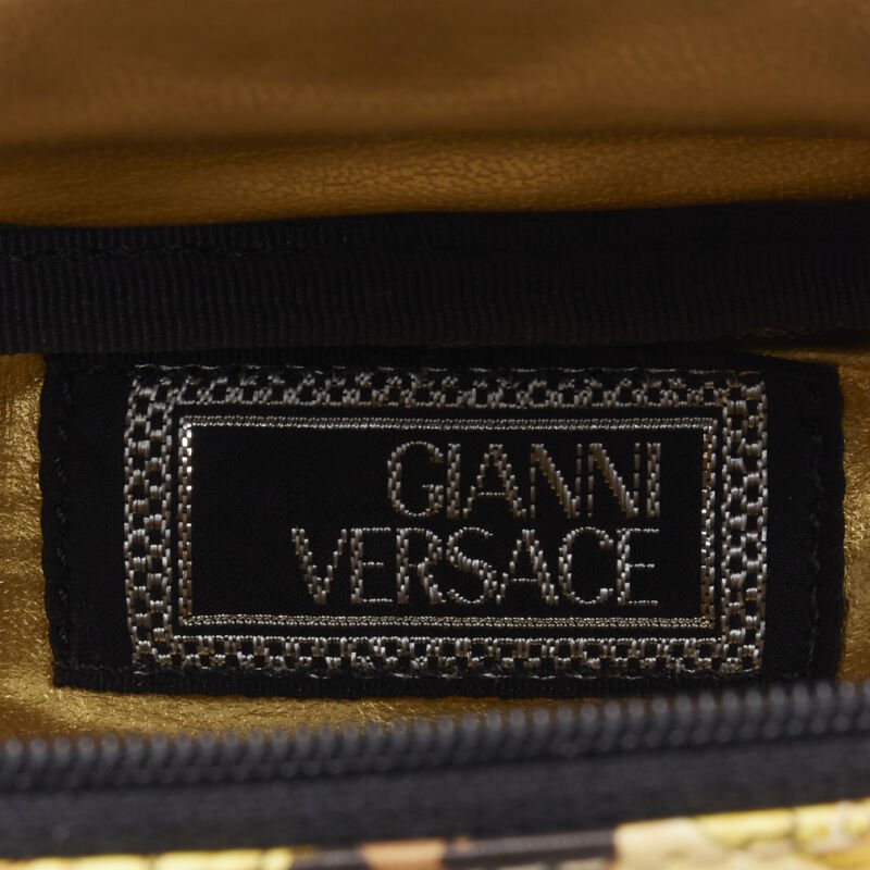 Gianni Versace Gold M Wristlet - Image 13