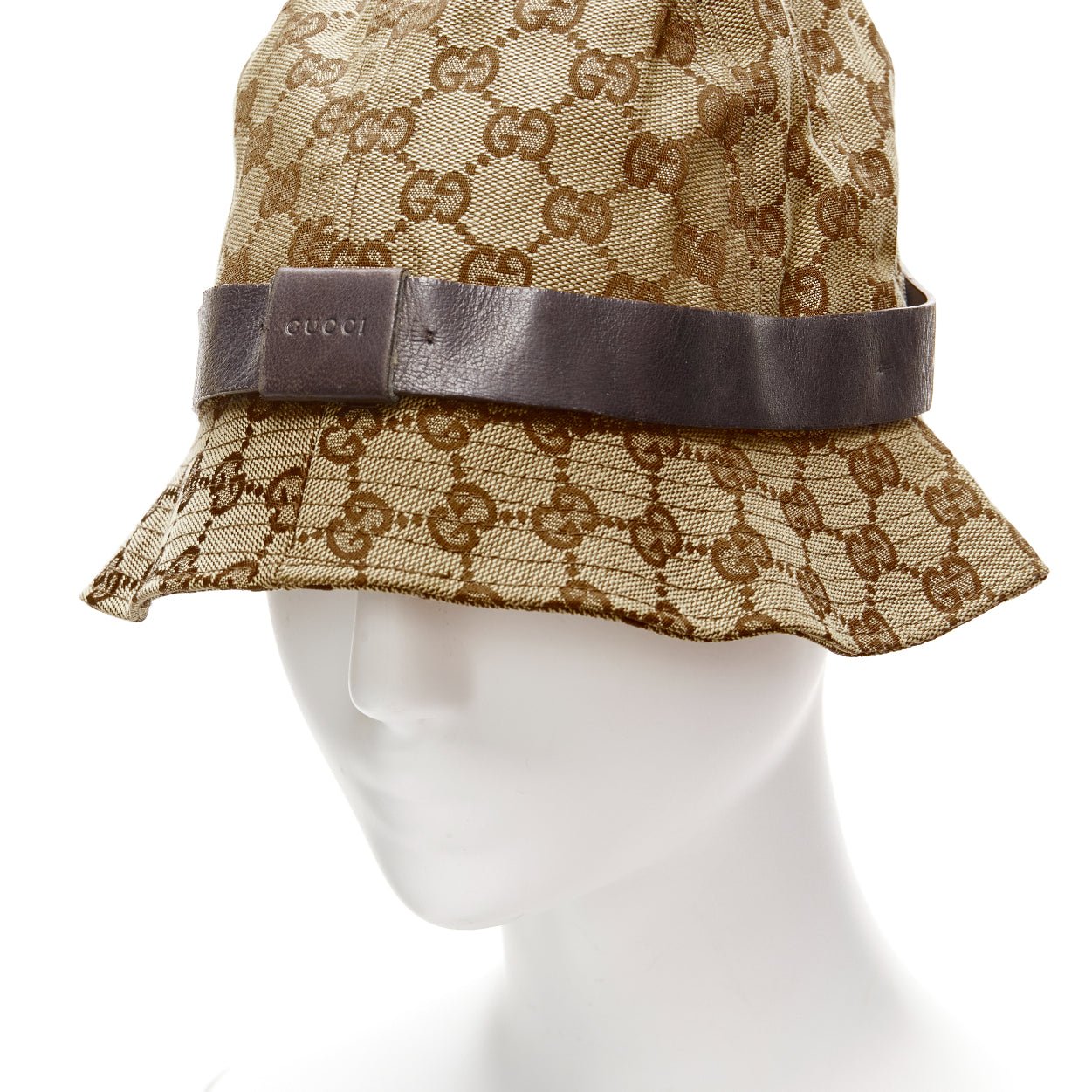 Gucci Brown GG Bucket Hat - Detail 2
