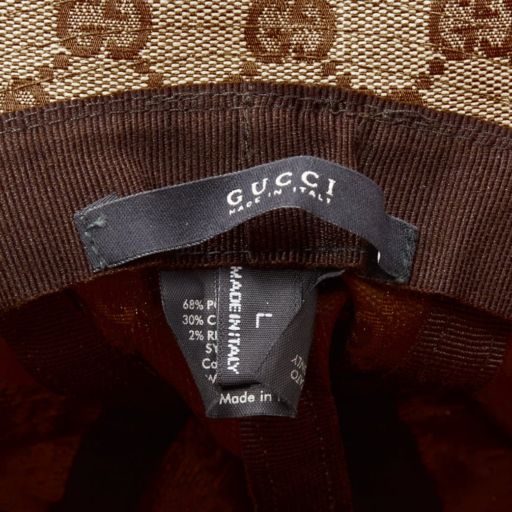 Gucci Brown GG Bucket Hat - Image 10